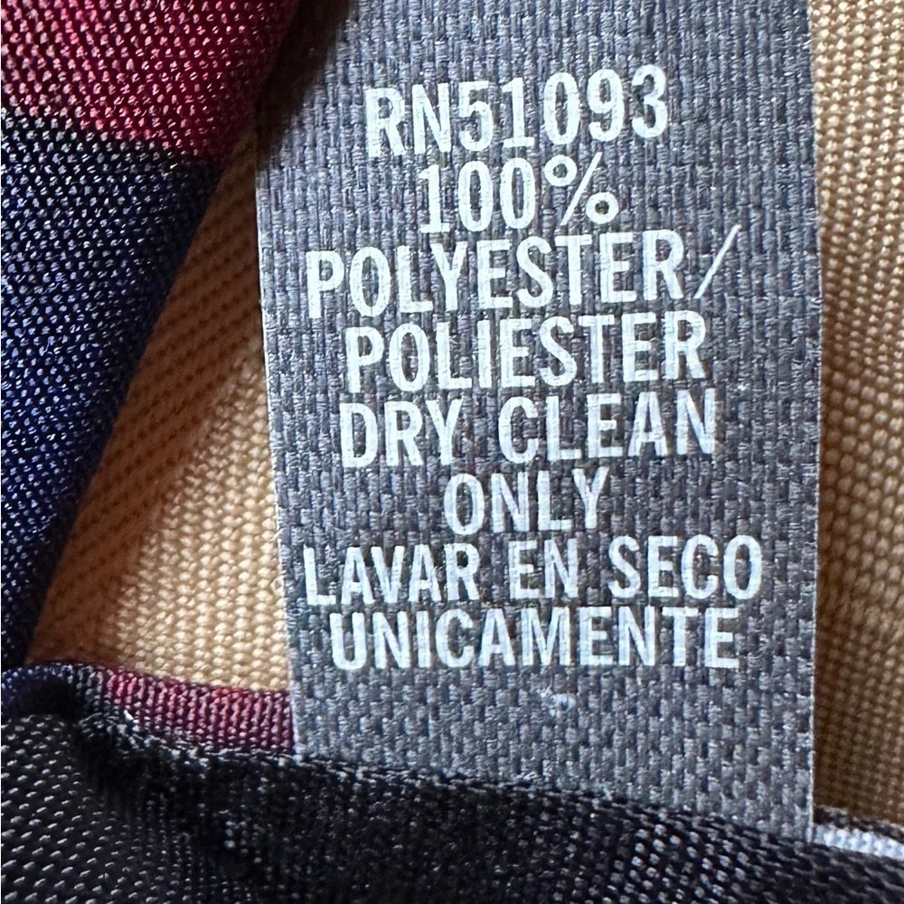 Men's Geometric Patterned Tie - Blue‎ and Red